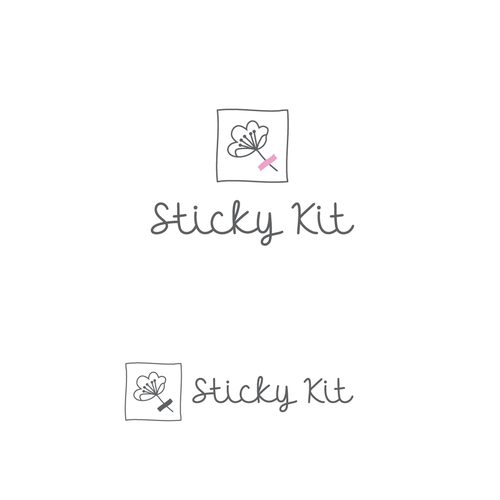 Sticker logo with the title 'Logo for a stationery business'