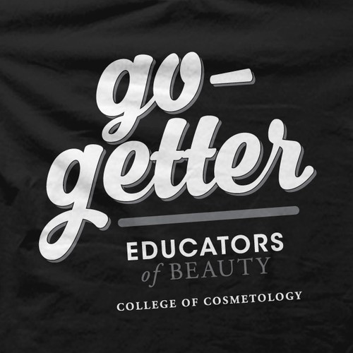 Education t-shirt with the title 'T shirt Design for Cosmetology College'