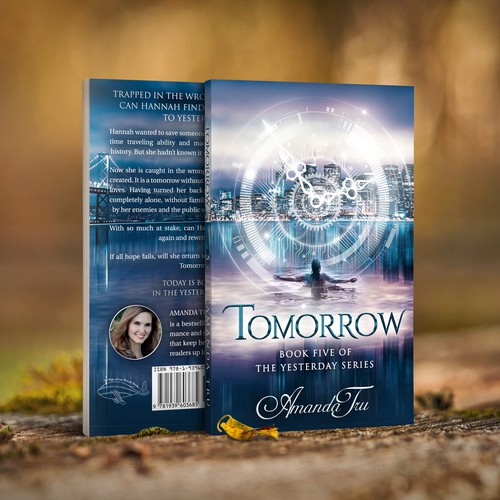 Time travel book cover with the title 'Tomorrow'
