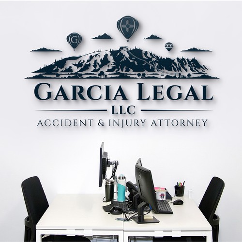 Attorney brand with the title 'Garcia Legal, LLC Accident & Injury Attorney'