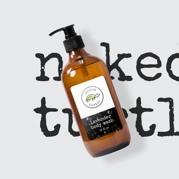 Discover logo with the title 'naked turlte'