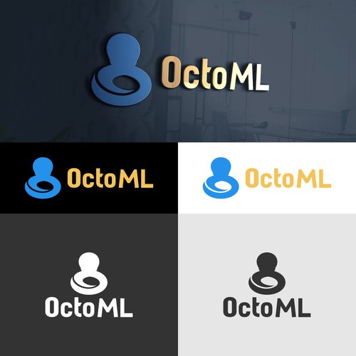 Machine logo with the title 'OctoML logo concept'