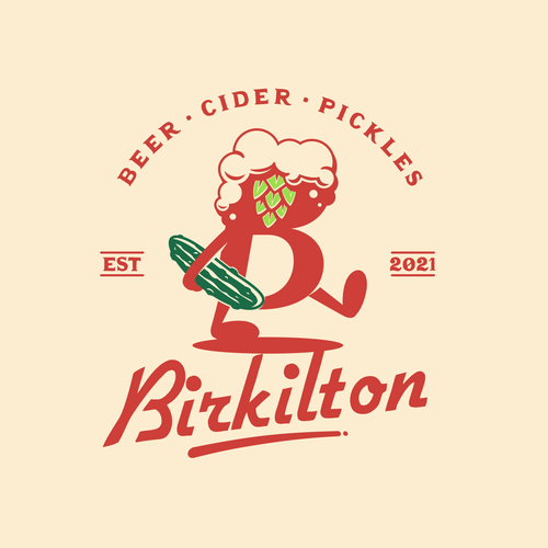 Hops logo with the title 'Logo for Birkilton'