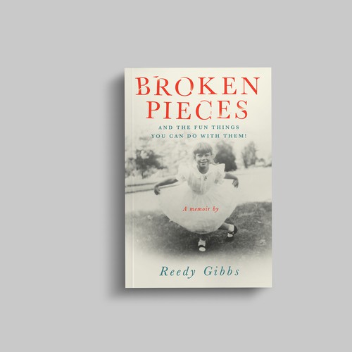 Autobiography book cover with the title 'Book cover with young Reedy Gibbs'