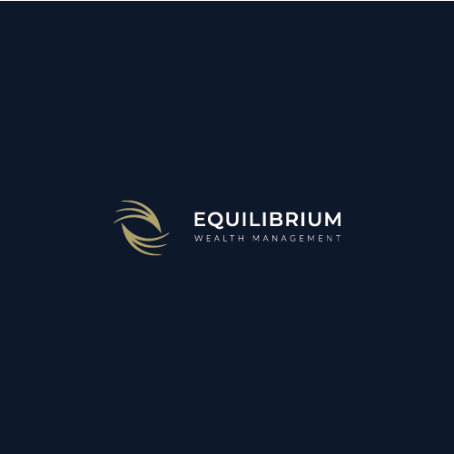 Balanced logo with the title 'Equilibrium Wealth Management - Logo Concept'