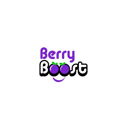 Fruity design with the title 'An eye catching berry themed logo'