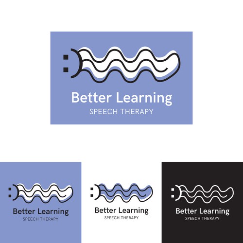 Tongue logo with the title 'Logo  Long Tongue'