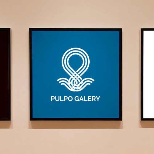 Octopus design with the title 'Logo for an Art Galery - Pulpo'