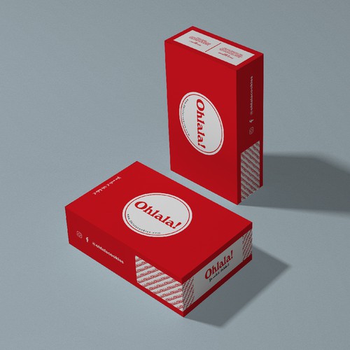Biscuit packaging with the title 'OHLALA'