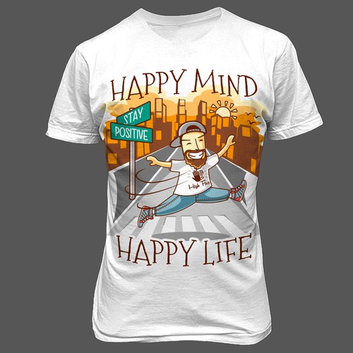 positive t shirt designs