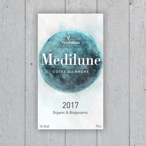 Luxurious label with the title 'LABEL FOR RED WINE'