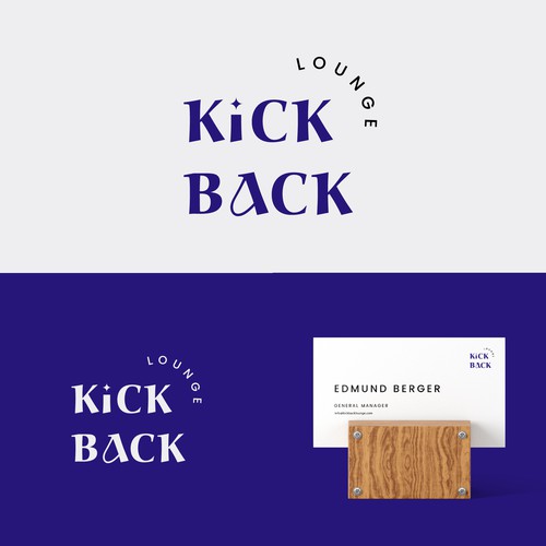 Lounge logo with the title ' Kickback Lounge - Martini & Piano Bar'
