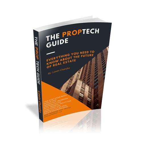 Technology book cover with the title '3D eBook cover'