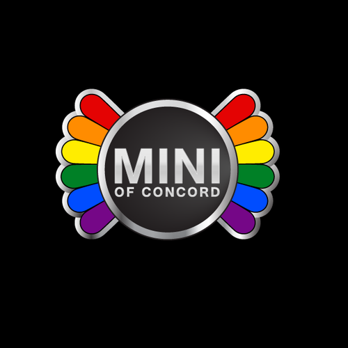Pride logo with the title 'Create the next logo for MINI of Concord '