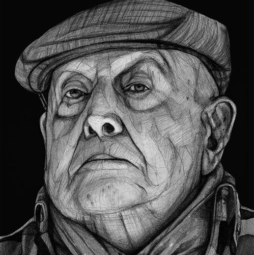 Art label with the title 'Premium Italian Red Wine - Don Antonio  '