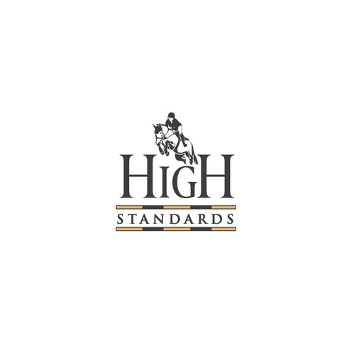 Woodworking design with the title 'High Standards'