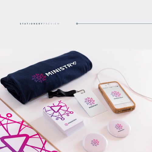 Holy logo with the title 'MinistryHub'