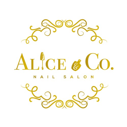 Nail design with the title 'Yeah Lolita style! this is all.'