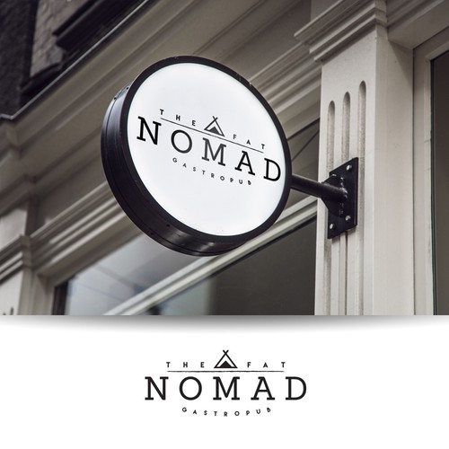 Nomad logo with the title 'Winner for The Fat Nomad Contest'