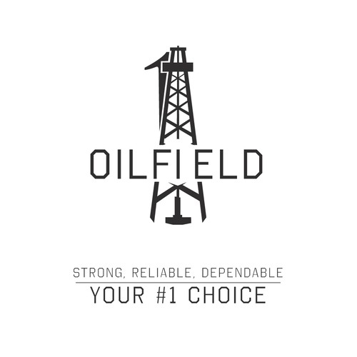 Different design with the title 'Oil company logo'