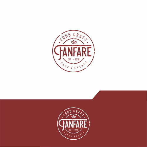 Charcoal logo with the title 'FanFare '
