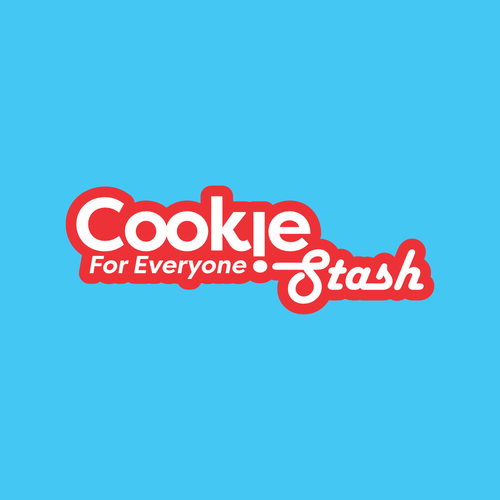 Cookie logo with the title 'Logo Design for Cookie Stash'