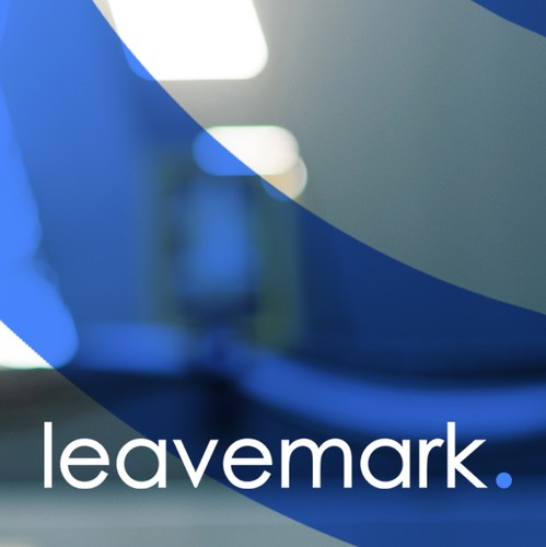 Gradient logo with the title 'Logo for a data storage & social media company'