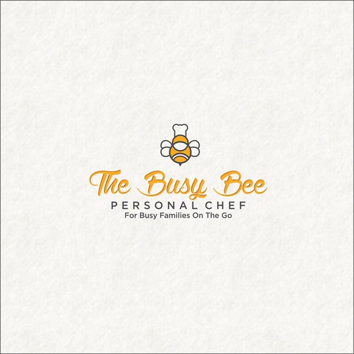 Bee brand with the title 'the busy bee personal chef'