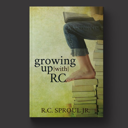 Biography book cover with the title 'Growing up with RC book cover'