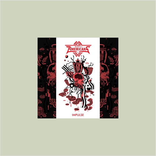 Expressive design with the title 'Album cover concept'