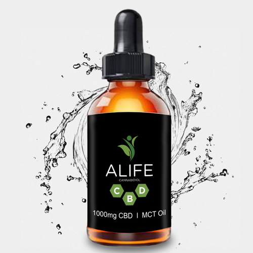 Display design with the title 'Serum Mock Up'