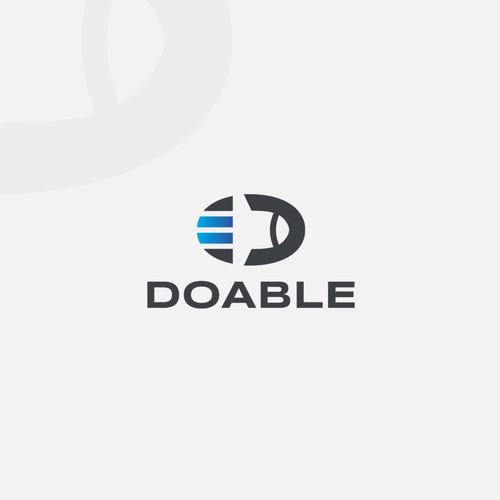 D logo with the title 'Doable logo'