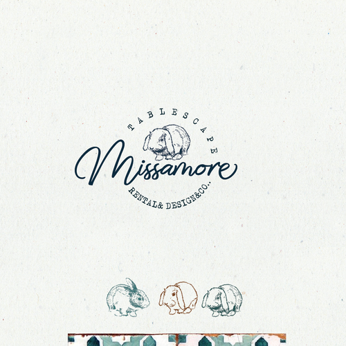 Mascot brand with the title 'Logo for tablescape design'