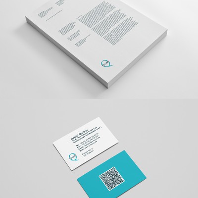 Letterhead And B Cards Design For Q-Found