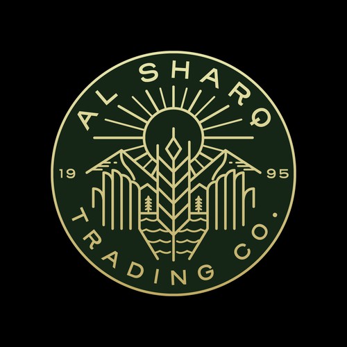 Wheat design with the title 'Al sharq Trading Co'