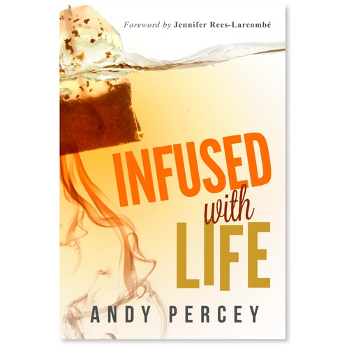 Orange book cover with the title 'Book Cover'