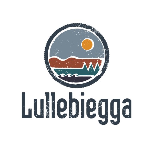 Off-road design with the title 'Gravel Cycling Event Logo'