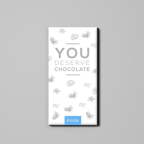 Chocolate packaging with the title 'Packaging for chocolate'
