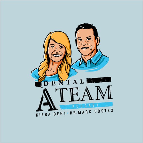 Dental illustration with the title 'Dental ATeam'