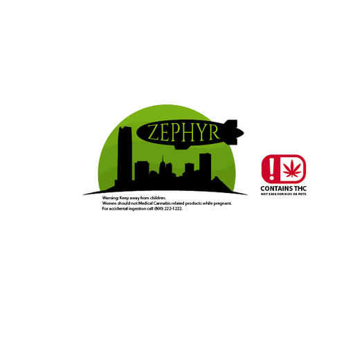 Town logo with the title 'Zephyr'