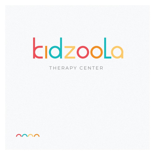 Font brand with the title 'Modular typography logo design '