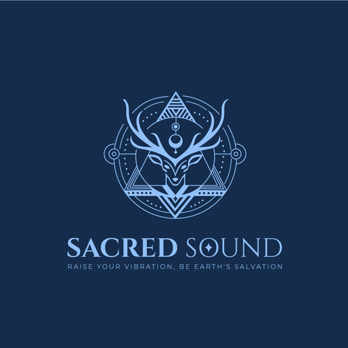 Sacred logo with the title 'Logo Sacred Sound'