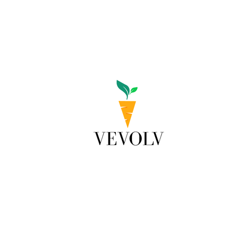 Vegan logo with the title 'Vevolv'