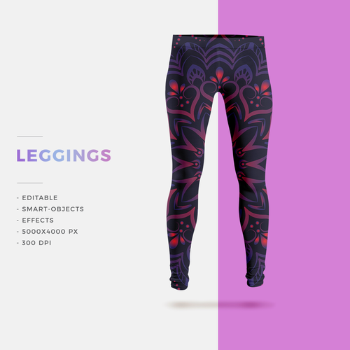 Leggings design with the title 'Leggings'