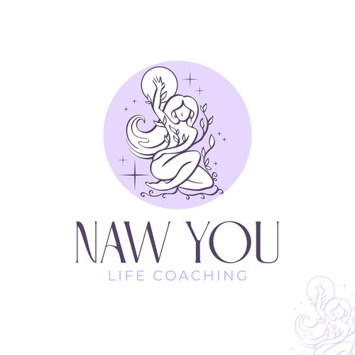 Healing logo with the title 'Woman'