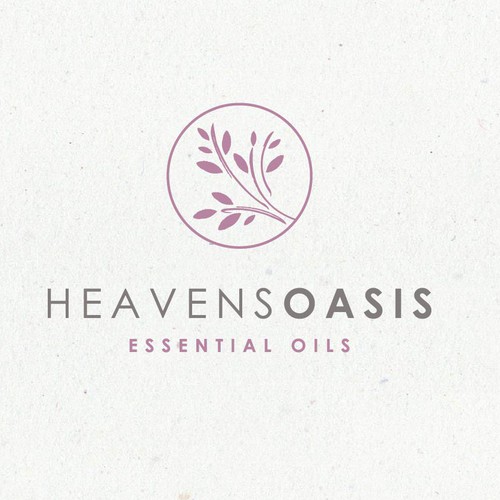 Spa logo with the title 'Heavens Oasis'