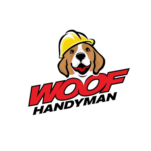 Builder logo with the title 'Woof Handyman'
