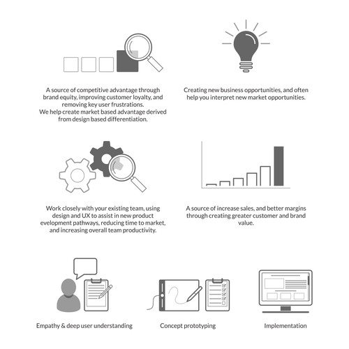 Website illustration with the title 'Graphic element for website'