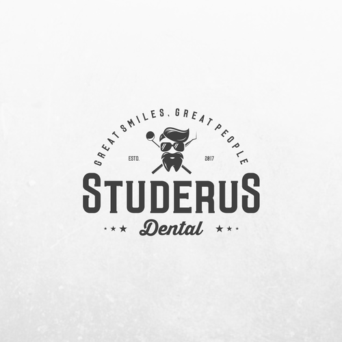 Artwork logo with the title 'Studerus Dental'