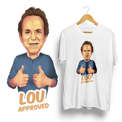 Character t-shirt with the title 'Love Approved'